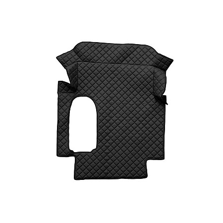 Covor compartiment picioare Covorase Auto F-CORE pentru tunelul central cantitate in set 1 szt. material - piele matlasata eko culoare - negru cabina lata 250 cm  MAN TGA 06.99- F-CORE F-CORE RH21 BLACK