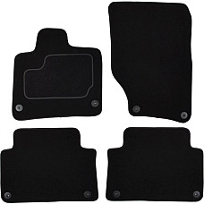 Covoras podea textil Floor mats Velours 4 pcs front/rear set colour neagra AUDI Q7 03.06-08.15 Off-road / SUV 7 places MAMMOOTH MMT A041 AUD240 PRM 01