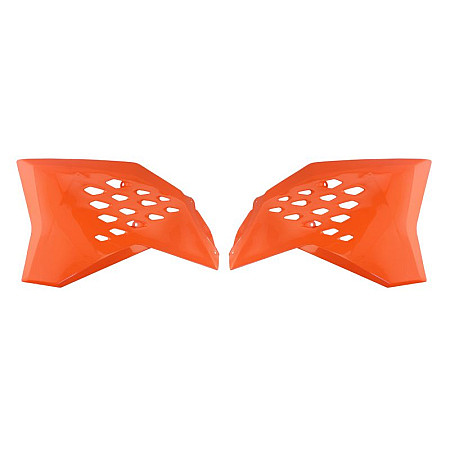 Kituri de plastic Radiator covers colour Orange KTM EXC EXC-F SX SX-F XC XC-F 125-530 2007-2011 CEMOTO 8428200086 CEM