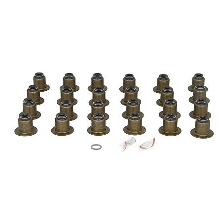 Set garnituri, ax supape Valve stem gasket/seal set CITROEN C5 III C6 JAGUAR S-TYPE II XF I XJ LAND ROVER DISCOVERY III DISCOVERY IV RANGE ROVER SPORT I PEUGEOT 407 607 2.7D/3.0D 06.04- ELRING EL505690