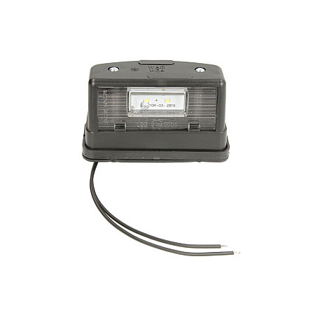 Iluminare numar de circulatie Lampa numar inmatriculare LED 12/24V culoare: negru  WAS 246 W54