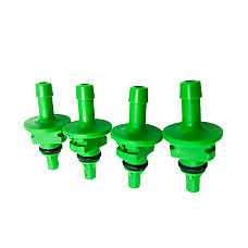 Duze de injecie Injection strip nozzle diameter2mm Green for lpg rail AEB quantity per packaging - 4pcs LANDI RENZO LPG AEB3