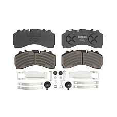 Set placute de frana Fata KNORR SM7 MAN TGS I MERCEDES ACTROS ACTROS MP2 / MP3 ACTROS MP4 / MP5 ANTOS AROCS ATEGO AXOR AXOR 2 ECONIC ECONIC 2 D2676LF04-OM936.973 04.96- DANBLOCK DB 2924682