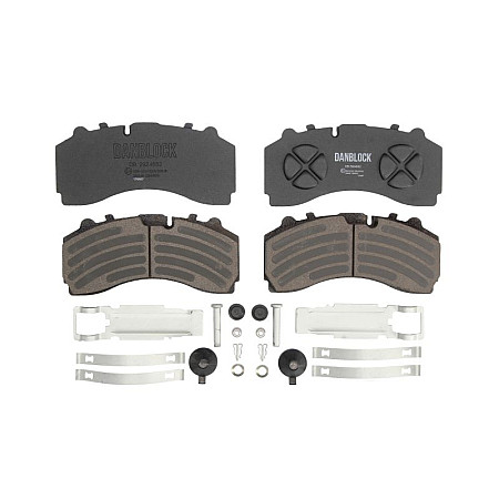 Set placute de frana Fata KNORR SM7 MAN TGS I MERCEDES ACTROS ACTROS MP2 / MP3 ACTROS MP4 / MP5 ANTOS AROCS ATEGO AXOR AXOR 2 ECONIC ECONIC 2 D2676LF04-OM936.973 04.96- DANBLOCK DB 2924682