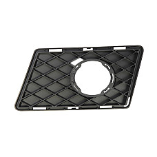 Grila ventilatie, bara protectie Acoperire bara fata Fata Stanga cu gauri pentru lampa de ceata negru MERCEDES GLK X204 06.08-12.15 06.08-05.12 BLIC 6502-07-3580915P