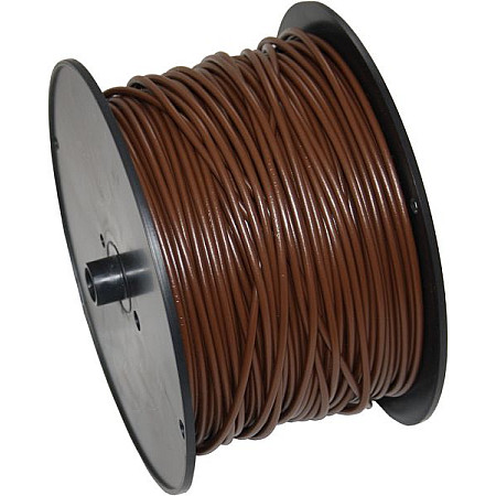 Cablu de alimentare Kabel elektryczny przewod FLY dawny FLK izolacja z tworzywa sztucznego PCW na szpulach do odwijania 15 mm2 brazowy 100 m DRESSELHAUS 4677/702/06 1.5
