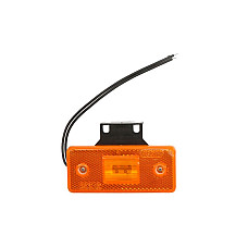Lampa gabarit WS lampa de pozitie dreptunghiular a condus cu reflector si balama portocaliu 12/24 WAS 101Z W17D