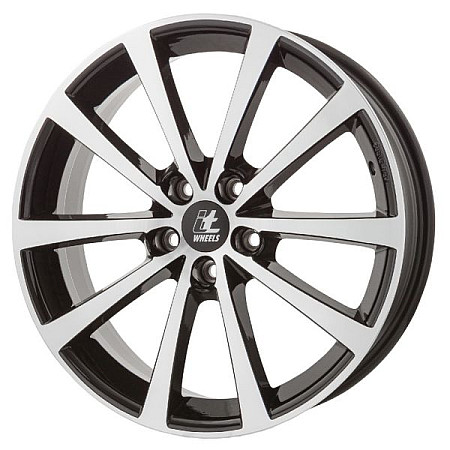 Janta aliaj PKW Verificati kit-ul de montare al jantei 75x18 5x112 CH 665 ET: 35 Janta aluminiu ITWHEELS Alice Negru lucios lustruit ITWHEELS ITW5722112