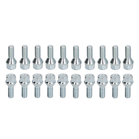 Trusa de montare a jantei de aliaj Fitting kit BOLT-KIT B M12x125x27 K19 1 kit / 4 wheels - B/N qty 20 MAK MAK 8000000938