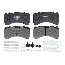 Set placute de frana Spate KNORR SL7 MAN TGS I MERCEDES ACTROS ACTROS MP2 / MP3 ACTROS MP4 / MP5 ANTOS AROCS ATEGO AXOR AXOR 2 ECONIC ECONIC 2 D2676LF04-OM936.973 04.96- DANBLOCK DB 2924482