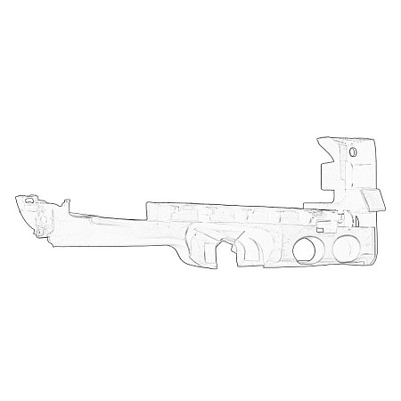 Centura/Grinda/Intarirea centurii Headlight reflector mounting header panel R lower part plastic AUDI A3 8P 06.08-08.12 OE VW 8P0 805 608A