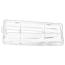 Acoperire fata Air catch / air intake plastic AUDI A3 8P SEAT ALTEA LEON 1P TOLEDO III 5P SKODA OCTAVIA II SUPERB II YETI VW BEETLE 5C CADDY III CADDY IV EOS GOLF V GOLF V PLUS 05.03- OE VW 1K0 805 971C9B9