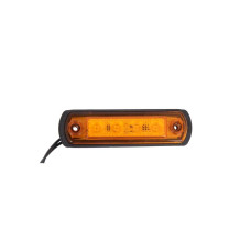 Lampa gabarit Outline marker lights L/R orange LED height 31mm width 110mm depth 185mm surface hose length 250 12/24V TRUCKLIGHT SM-UN059