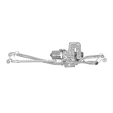Motor stergator Mecanism stergator parbriz Fata cu motor CITROEN JUMPER II FIAT DUCATO PEUGEOT BOXER 04.06- OE FIAT 1363338080