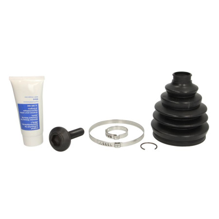 Ansamblu burduf, articulatie planetara Burduf cauciuc cap planetara Fata/exterior fi: 28/97 lungime123 set AUDI A4 B8 A5 A6 C7 Q5 1.8-3.2 06.07-05.17 HANS PRIES HP113 004