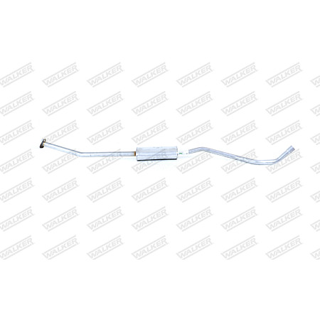 Toba esapamet intermediara Sistem de evacuare a amortizorului NISSAN NOTE 1.4/1.4LPG 01.06-08.13 WALKER WALK24291