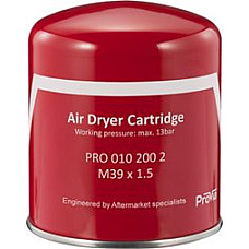 Element filtrant uscator aer, compresor Cartus cu uscator de aer M39x15mm  dreapta fata-verso presiune 13bar PROVIA PRO0102002