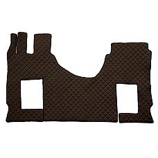 Covor compartiment picioare F-CORE pe intregul etaj scaun pneumatic pentru pasageri cantitate in set 1 szt. material - piele matlasata eko culoare - maro cabina lata 250 cm MERCEDES ACTROS MP4 / MP5 07.11- F-CORE F-CORE FL32 BROWN