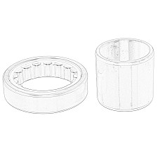 Rulment, ax cardanic Rulment roata 55X100X25 OE IVECO 42062903