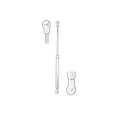 Amortizor Arcul cu gaz arcul cu gaz de pat 375 VOLVO OE VOLVO VO82072021