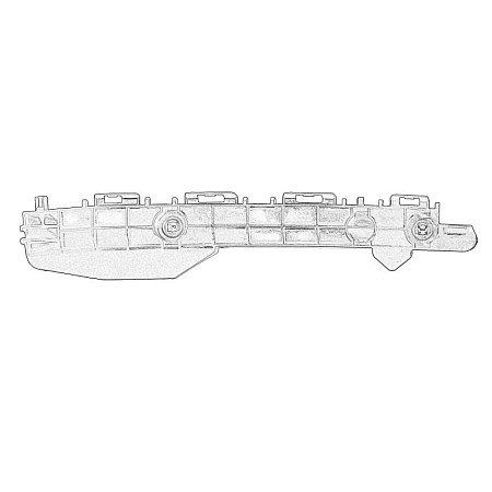 Suport, bara protectie Suport bara Spate Stanga latura plastic TOYOTA AURIS 1.2-2.0D 10.12-12.18 OE TOYOTA 52576-02091