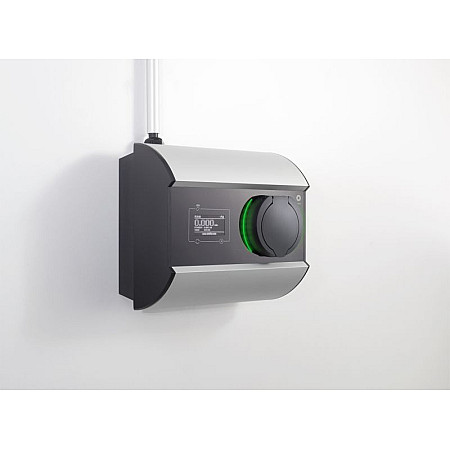 Dispozitiv de incarcare ca, vehicul electric AC charger Wall-mount charger Enelion Wallbox phases quantity: 3 22kW colour: silver socket type 2 Enelion Wallbox 22kW Silver ENELION WB-32-3-S-5-S-04-0-00