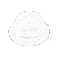 Bucsa Manson element de cauciuc pentru montarea suportului capotei motorului AUDI 100 C2 100 C3 100 C4 80 B1 80 B2 80 B3 COUPE B2 COUPE B3 QUATTRO 0.9-Electric 05.72- OE VW 171 823 395