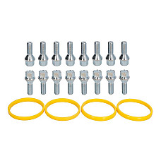 Trusa de montare a jantei de aliaj Fitting kit G 72x651 B M12x125x28 K17 1 kit / 4 wheels - B/N qty 16 MAK MAK 8000000651