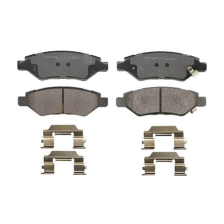 Set placute frana,frana disc Klocek hamulcowy kpl. tyl bez homologacji ECE R90 pasuje do: CADILLAC CTS CTS SPORT SRX CHEVROLET CAMARO FORD FOCUS IV KUGA III 1.5-6.2 01.08- USA PMD1337AT (S)