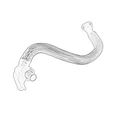 Furtun, aerisire chiulasa Furtun de aerisire pentru copertina arborelui cu came CITROEN BERLINGO MULTISPACE BERLINGO/MINIVAN C3 II C3 PICASSO C4 GRAND PICASSO II C4 II 1.4/1.6/1.6LPG 02.07- OE PEUGEOT 1192CR