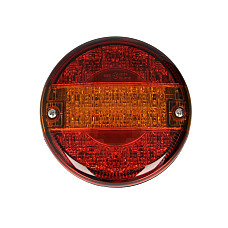 Stop spate Rear lamp L/R LED 12/24V with indicator with stop light parking light no reflector 4-plug - flat pins grommet VIGNAL VALD13816