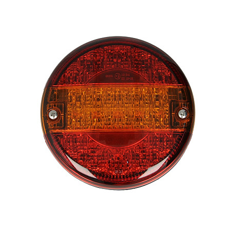Stop spate Rear lamp L/R LED 12/24V with indicator with stop light parking light no reflector 4-plug - flat pins grommet VIGNAL VALD13816