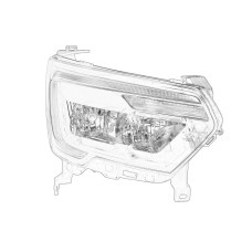 Far Lampa frontala Dreapta RENAULT OE RENAULT 26 01 055 67R