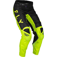 Pantaloni pentru off road cross enduro FLY RACING KINETIC KORE culoare negru fluorescent galben marimea 32 376 43332
