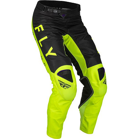 Pantaloni pentru off road cross enduro FLY RACING KINETIC KORE culoare negru fluorescent galben marimea 32 376 43332