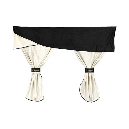 Cortina cabina ofer Perdele cabinei soferului ELEGANCE cantitate in set: 7buc sampanie F-CORE F-CORE FC34 CHAMP