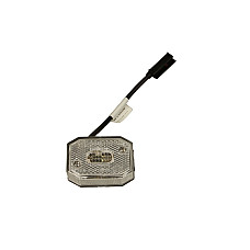 Lampa gabarit Outline marker lights L/R White hose length 250mm 24V ASPOCK A31-6504-117