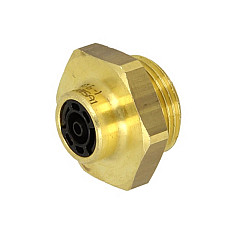 Cap de cuplare Montare TEKALAN drept M18x15 metal cantitate: 1buc SIRIT 2800060402215