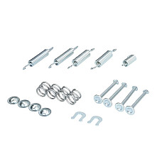 Set accesorii, sabot de frana Set de montaj pantofi de frana AKEBONO NISSAN PATROL GR IV TOYOTA LAND CRUISER LAND CRUISER 80 2.8D-4.2D 03.69-02.98 QUICK BRAKE QB105-0870