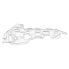 Suport, bara protectie Suport bara Fata Stanga latura plastic VW GOLF ALLTRACK VII GOLF SPORTSVAN VII GOLF VII 1.0-Electric 08.12- OE VW 5G0 807 049A