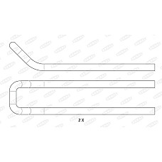 Set accesorii, placute frana Brake pad fitting kit rear MAN TGS I TGX I D2066LF06-D2868LF06 06.06- BERAL FAC176