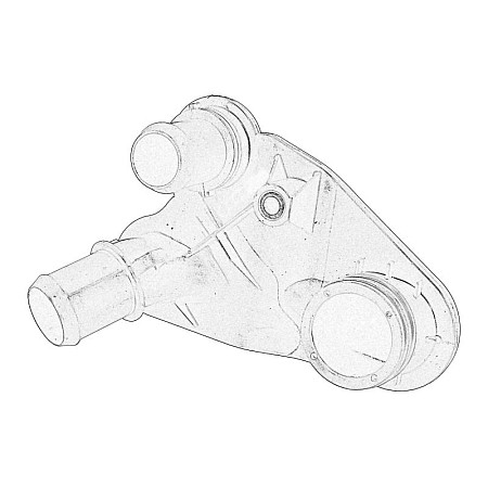 Flansa lichid racire Garnitura termostatului de racire FORD OE FORD 2380746