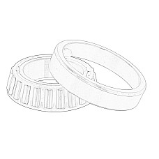 Rulment, diferentia Differential bearing transmission C635.6.35.01 ALFA ROMEO 159 GIULIETTA GIULIETTA/HATCHBACK MITO DODGE DART JOURNEY FIAT 500L 500X BRAVO II DOBLO DOBLO CARGO 0.9-3.6ALK 06.05- OE FIAT 55216978