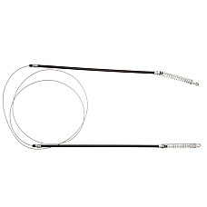 Cablu, frana de parcare Cablu frana de mana Spate Dreapta/Stanga 3515mm/480mm/480mm ABARTH RITMO FIAT REGATA RITMO MINI R58 1.1-2.0 01.78-04.15 ADRIAUTO AD11.0219