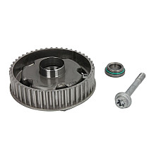 Regulator ax cu came Camshaft phasing pulley intake side ALFA ROMEO 159 CHEVROLET AVEO / KALOS CRUZE ORLANDO FIAT CROMA OPEL ASTRA H ASTRA H CLASSIC ASTRA H GTC ASTRA H/KOMBI ASTRA J 1.4-1.8LPG 06.05- SWAG SW40946118