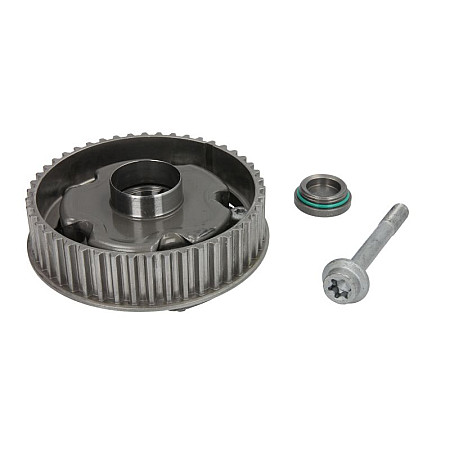 Regulator ax cu came Camshaft phasing pulley intake side ALFA ROMEO 159 CHEVROLET AVEO / KALOS CRUZE ORLANDO FIAT CROMA OPEL ASTRA H ASTRA H CLASSIC ASTRA H GTC ASTRA H/KOMBI ASTRA J 1.4-1.8LPG 06.05- SWAG SW40946118