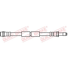 Furtun frana Furtun/conducta de frana flexibil Spate Dreapta/Stanga lungime 435mm M10x1/M10x1 MERCEDES SPRINTER 4-T B904 VW LT 28-46 II 2.1D-2.8D 05.96-07.06 QUICK BRAKE QB32.427