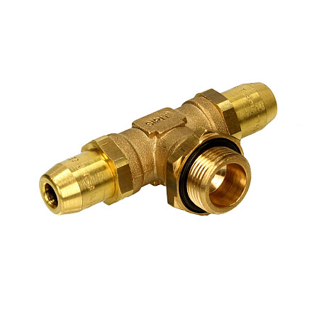 Cap de cuplare Montare TEKALAN Conector T cu trei cai M22x15 metal cantitate: 1buc cu piulita SIRIT 28350806022153A