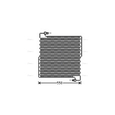 Condensator, climatizare Condensator A/C 550x579x64 VOLVO HIGHWAY 40157003HW