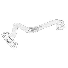 Conducta ulei, incarcare Turbocharger oil pipe oil drain FORD TRANSIT V363 2.0D/2.0DH 03.16- OE FORD 2319645